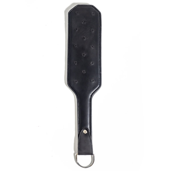 Leather Spiked Spanking Paddle For Kinky Couples