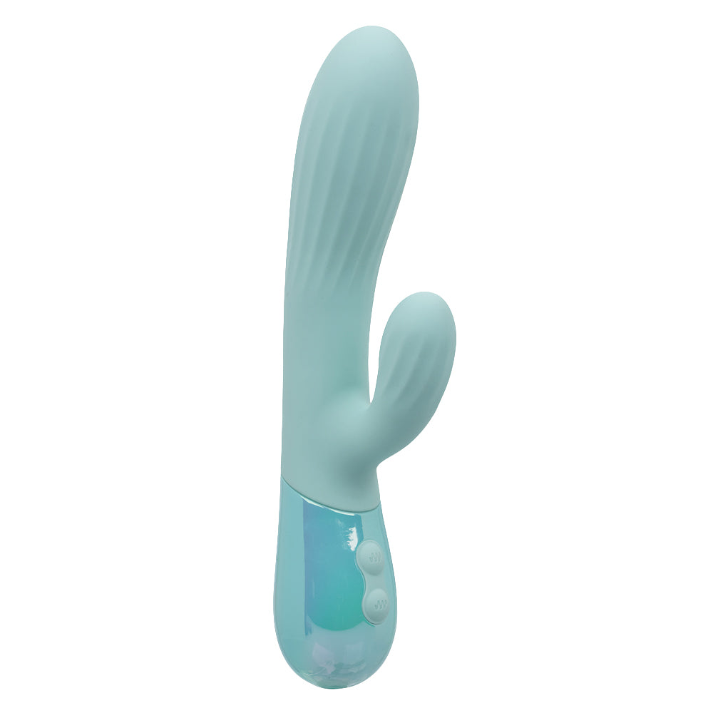 Using A Rabbit Vib Aura Dual Ripple Ribbed Silicone G-Spot Rabbit Vibrator Toy – Sexyland