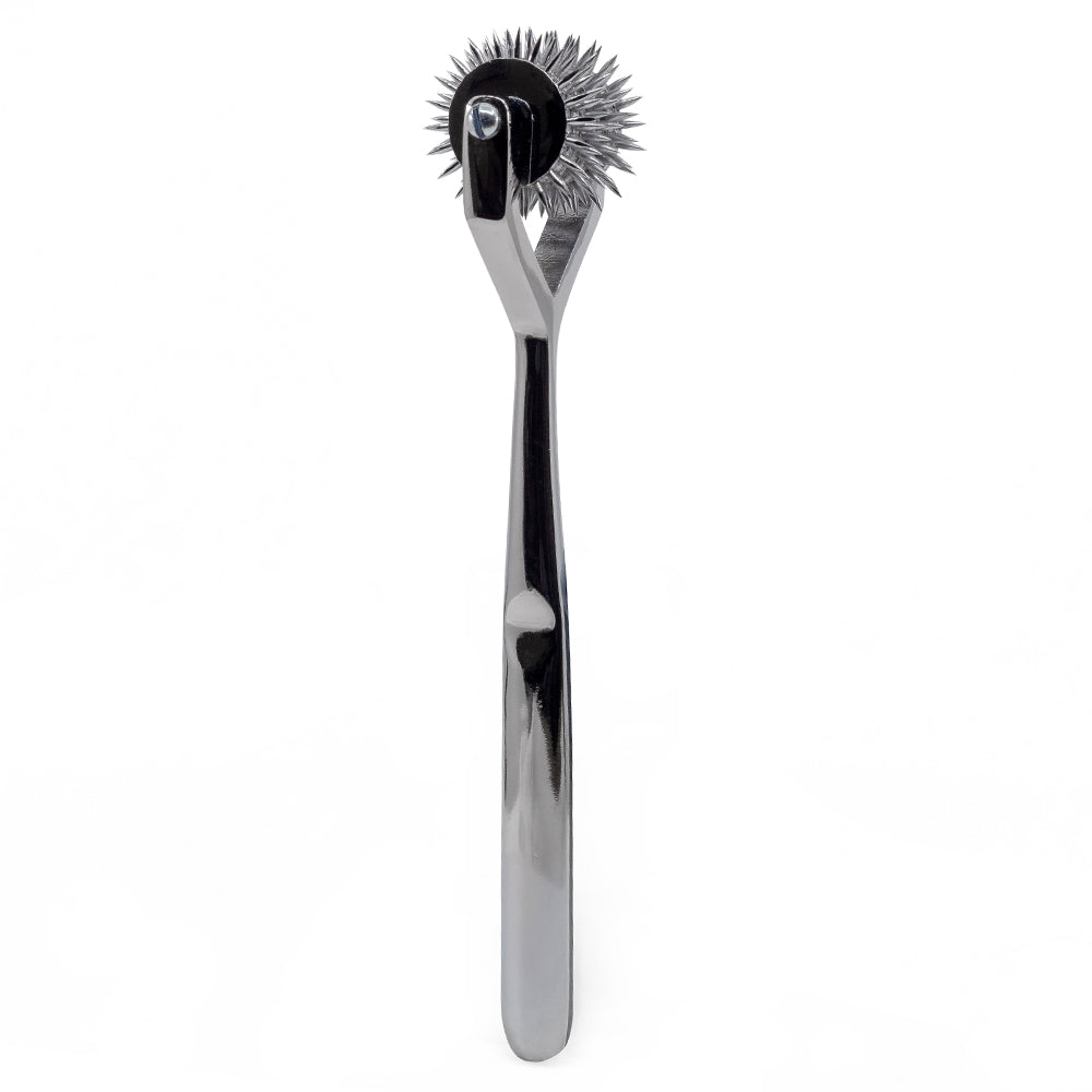This Wartenberg pinwheel has 7 rows of spinning teeth & delivers a subtle prickling sensation for your pain & pleasure. (3)