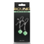 Bound Nipple Clamps With Glow In The Dark Shamrock Charms