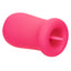 A bright pink silicone flickering teaser sits against a white backdrop. 