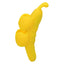 A yellow butterfly flickering finger vibrator showcases a pair of open holsters to slip your finger through.