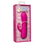 A box by CalExotics stands against a white backdrop and features a pink g-spot vibrator inside.