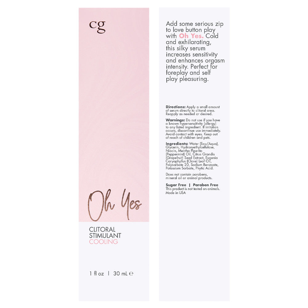 Oh Yes Cooling Clitoral Stimulant Serum