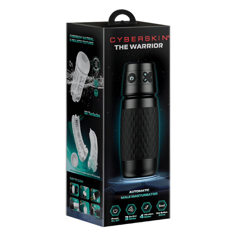 Cyberskin Warrior Vibrating Sucking Automatic Male Masturbator – Sexyland