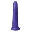 A purple rabbit thrusting dildo showcases its power buttons at the base. 