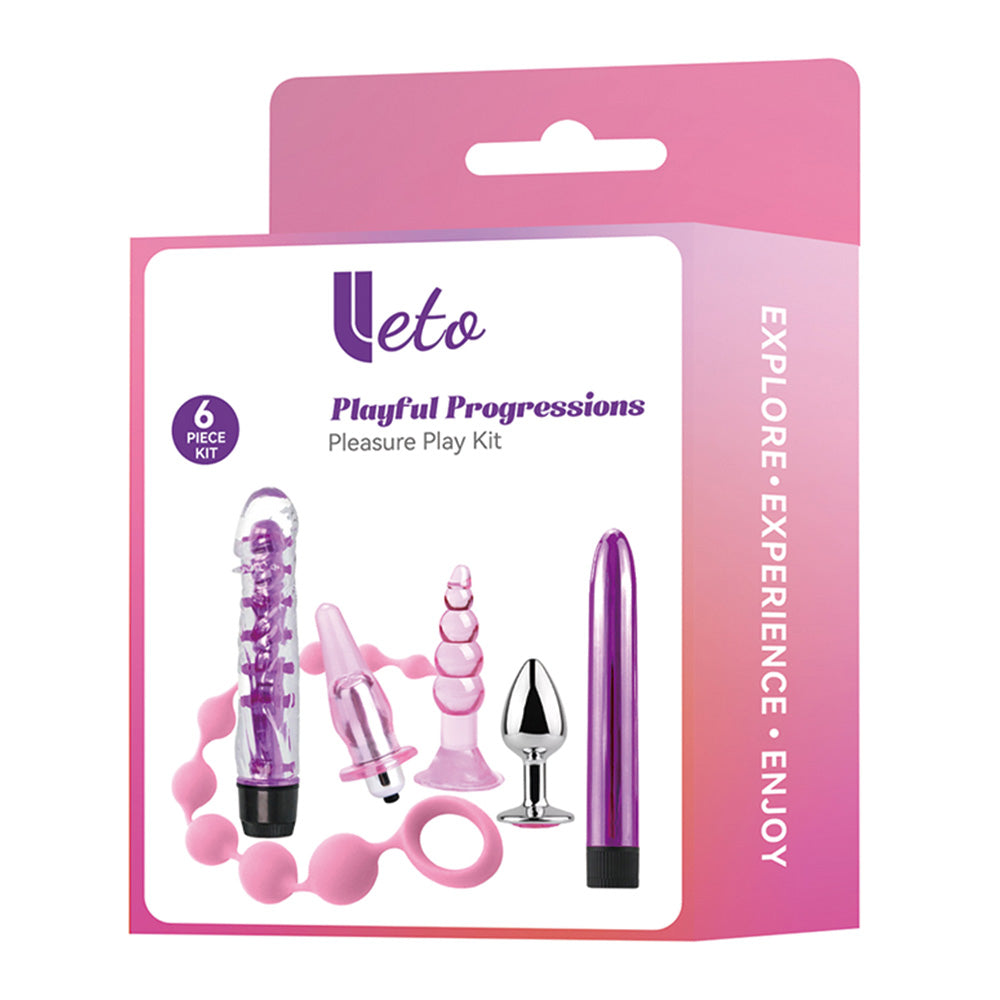 Leto Playful Progressions 6-Piece Pleasure Play Sex Toy Kit Sexyland Leto Playful Progressions 6-Piece Pleasure Play Sex Toy Kit Sexyland