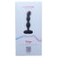 A box stands against a white backdrop with a black Lovense Ridge rotating vibrating anal beads on the front.