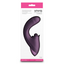A box by NS Novelties stands against a white backdrop with a purple curved rabbit vibrator.