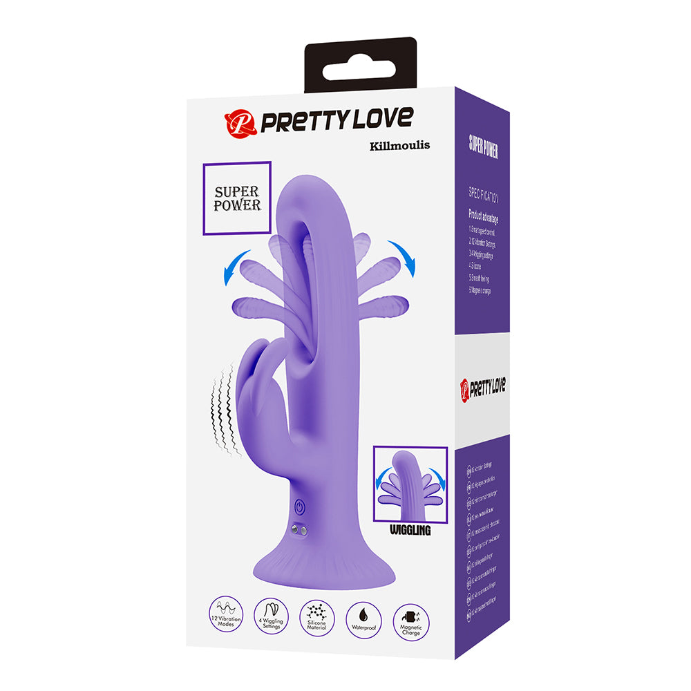 Pretty Love Killmoulis G-Spot Tap Suction Cup Rabbit Vibrator Sexyland Pretty Love Killmoulis G-Spot Tap Suction Cup Rabbit Vibrator Sexyland
