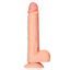 RealRock 11" Straight Realistic Dildo With Balls & Suction Cup