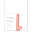 RealRock 12" Straight Realistic Dildo With Balls & Suction Cup