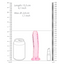 RealRock Crystal Clear 6" Jelly Dildo With Suction Cup