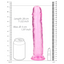 RealRock Crystal Clear 10" Jelly Dildo With Suction Cup