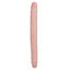RealRock 14" Straight Slim Double-Ended Dildo