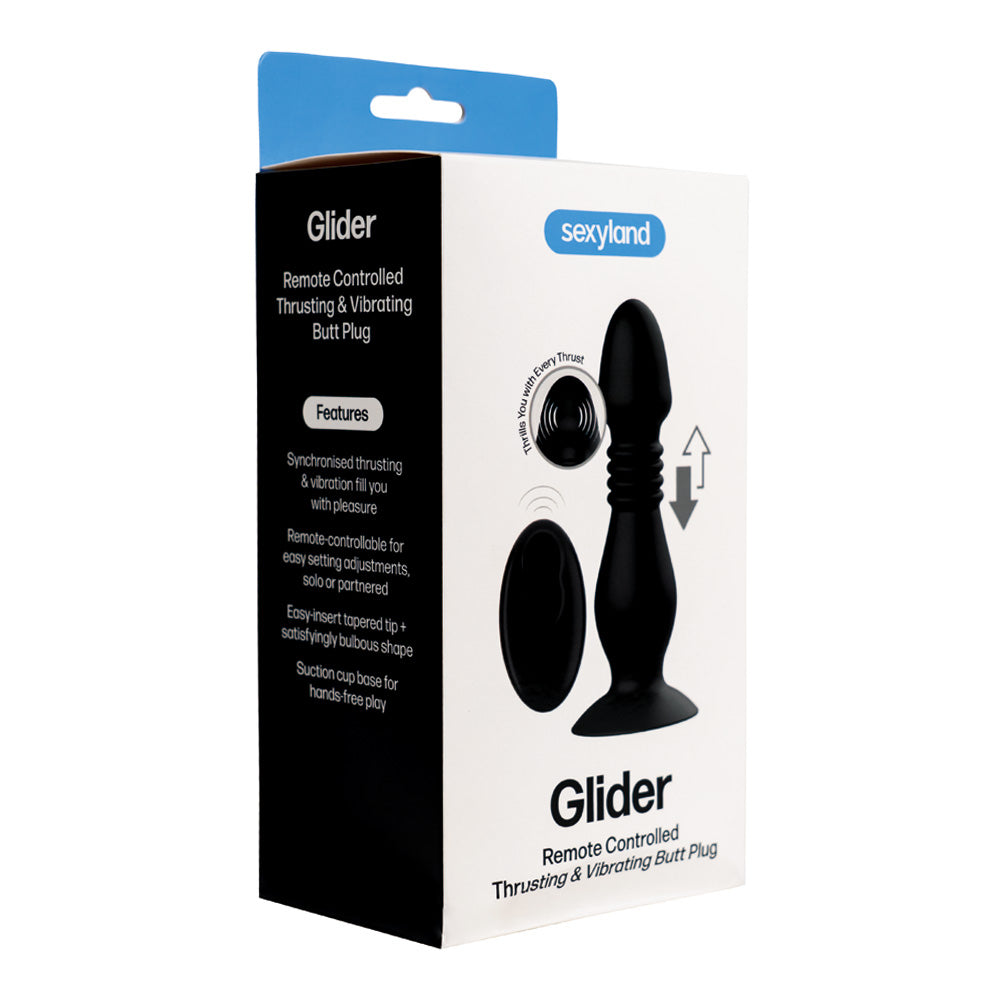 Sexyland Glider Remote Control Thrusting Vibrating Butt Plug Sexyland Glider Remote Control Thrusting Vibrating Butt Plug