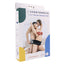 A box by Sportsheets stands against a white backdrop featuring two models on it using a doggie style strap aide. 