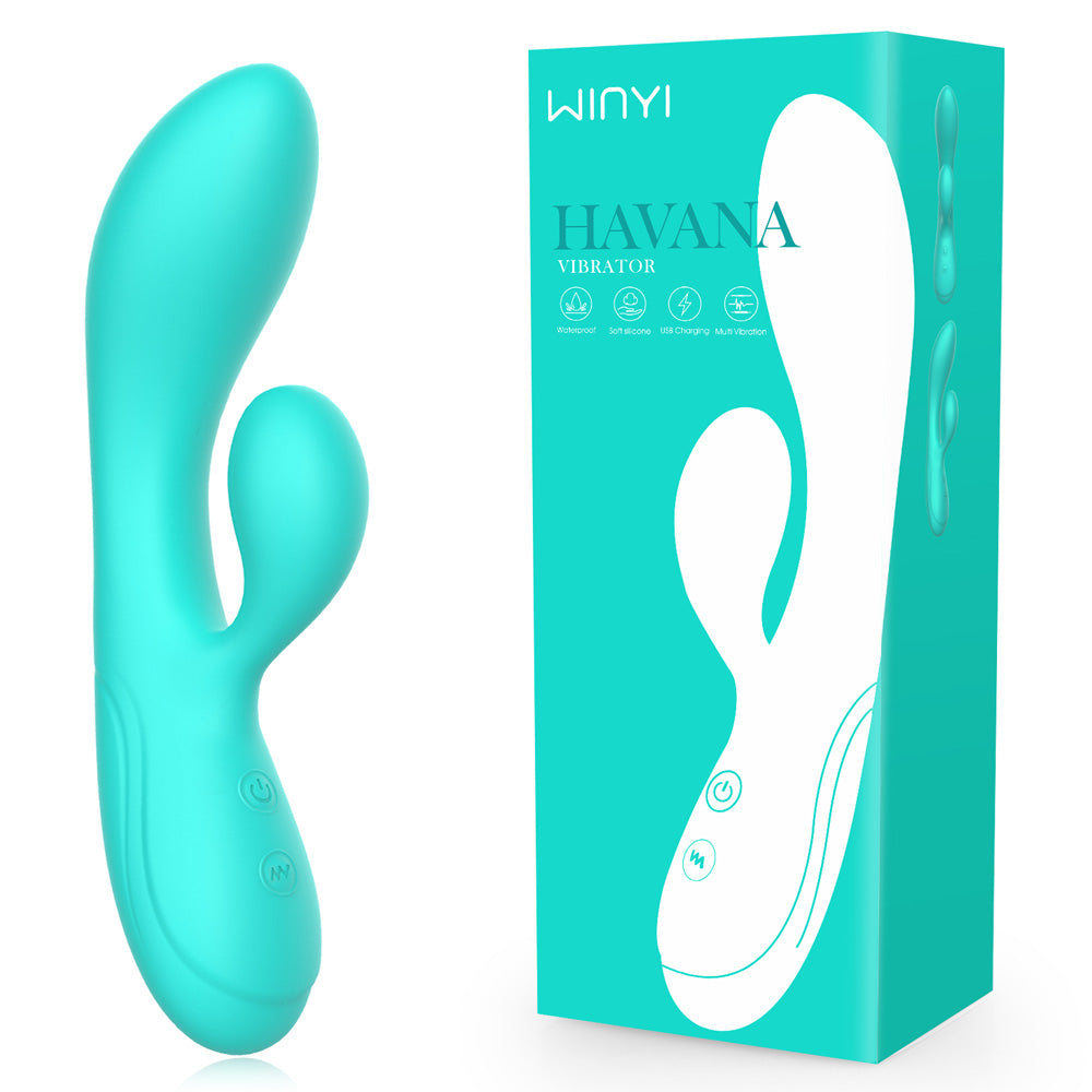 Winyi Havana Whisper-Quiet Silicone Rabbit Vibrator