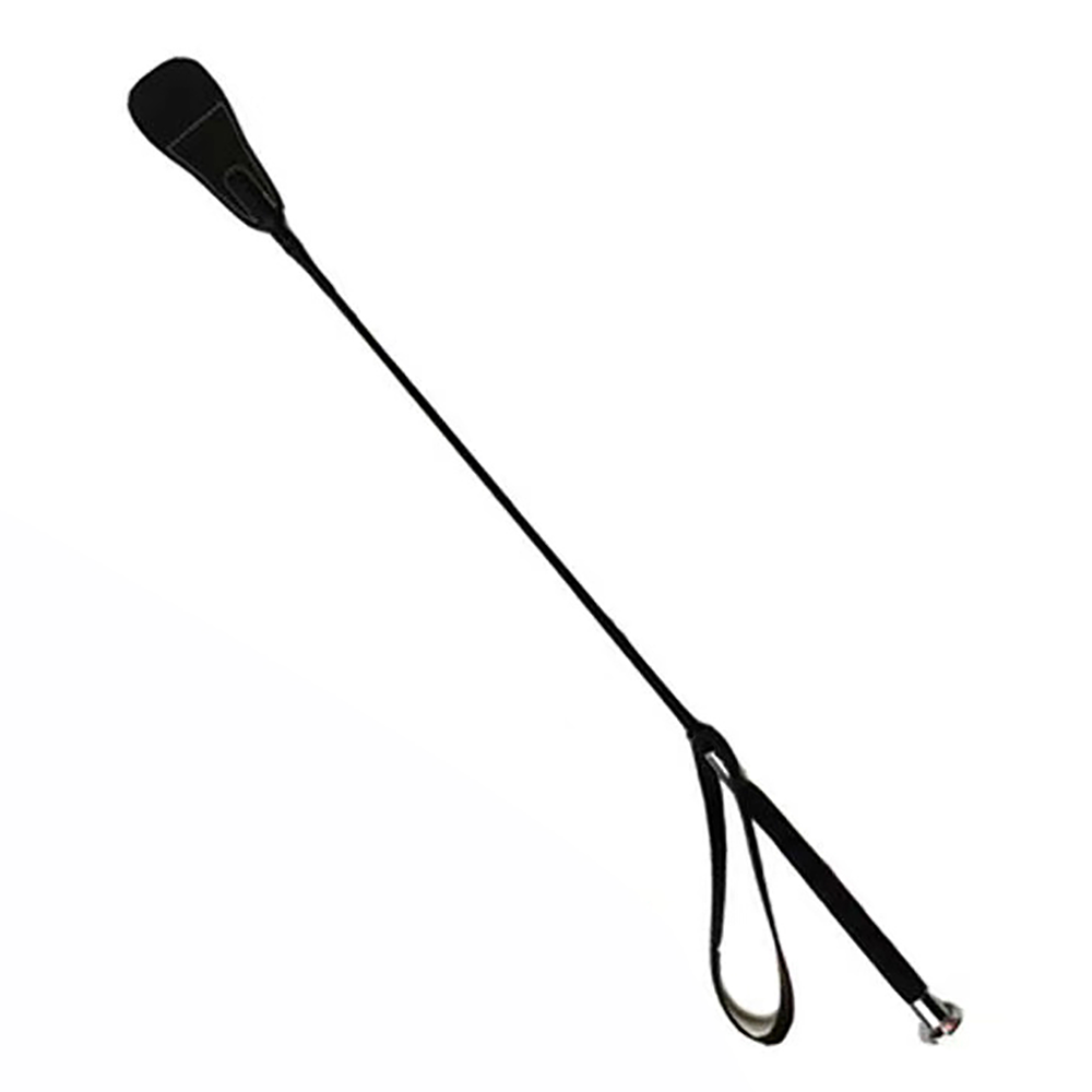 Toy Ridning Crop Sexyland Faux Leather Riding Crop w/ Silver Tip | Adult BDSM Toys