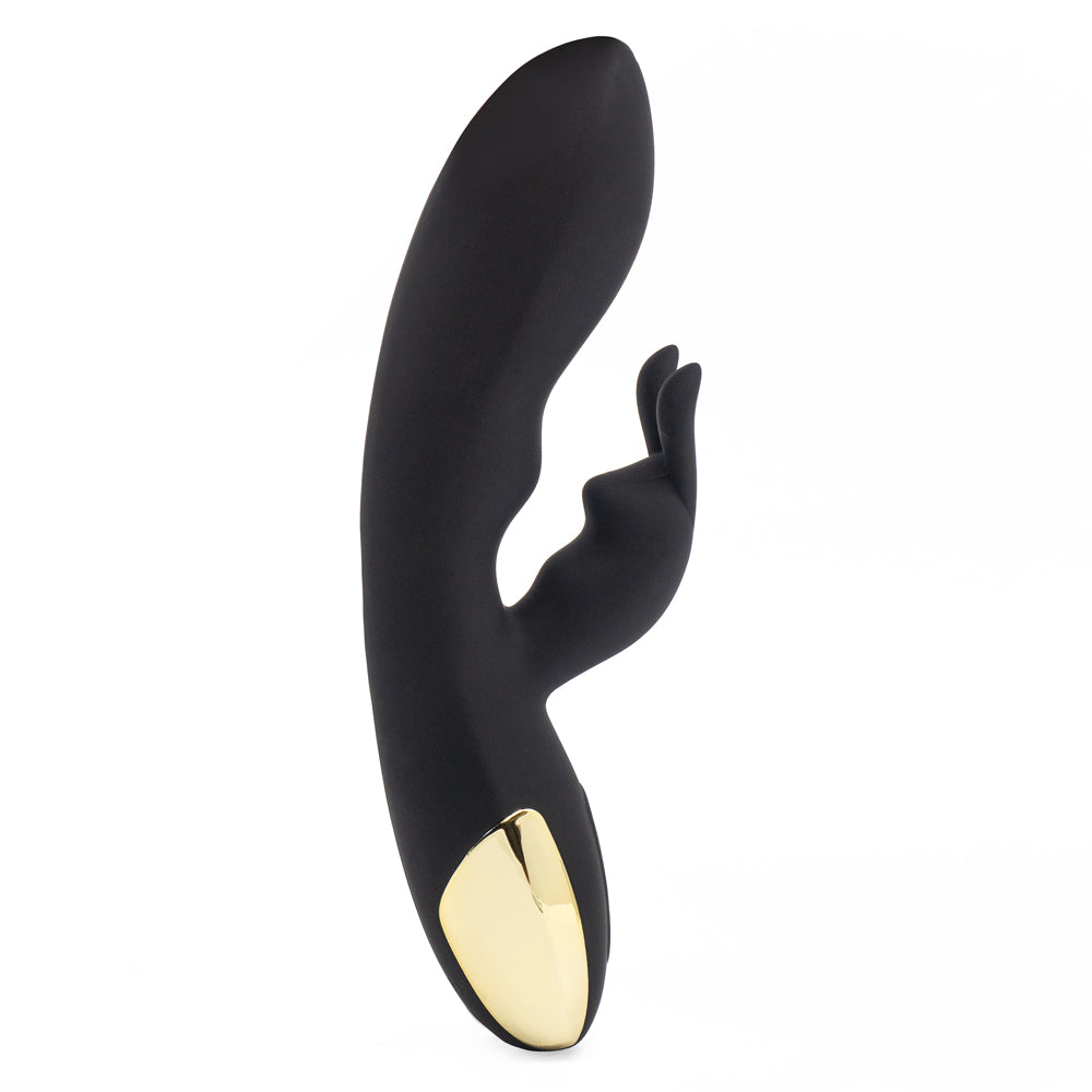 Combine style & power in this A&E rabbit vibrator w/ a bulbous G-spot head & flexible clitoral bunny!