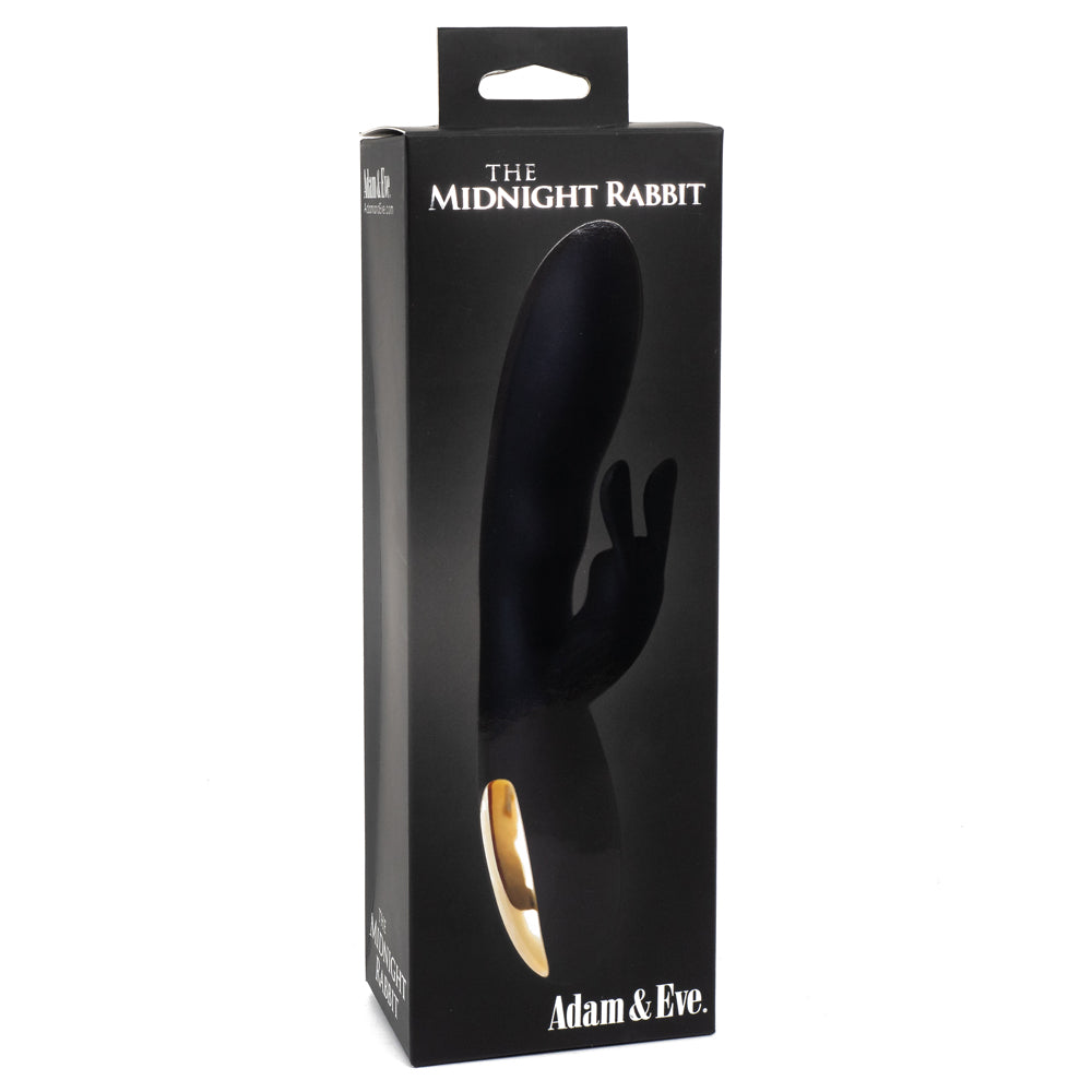Combine style & power in this A&E rabbit vibrator w/ a bulbous G-spot head & flexible clitoral bunny! Package.
