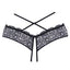  Allure Adore Crayzee Criss-Cross Strap Crotchless Lace Panties have a crossover waist strap detail to flatter your figure & a crotchless opening for erotic fun! (4)