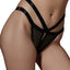 Allure Adore Dream of Me Strappy Cutout Fishnet Panty has satin elastic straps that wrap around your waist & hips while the breathable fishnet lets hints of your skin peek out through cheeky cutouts!