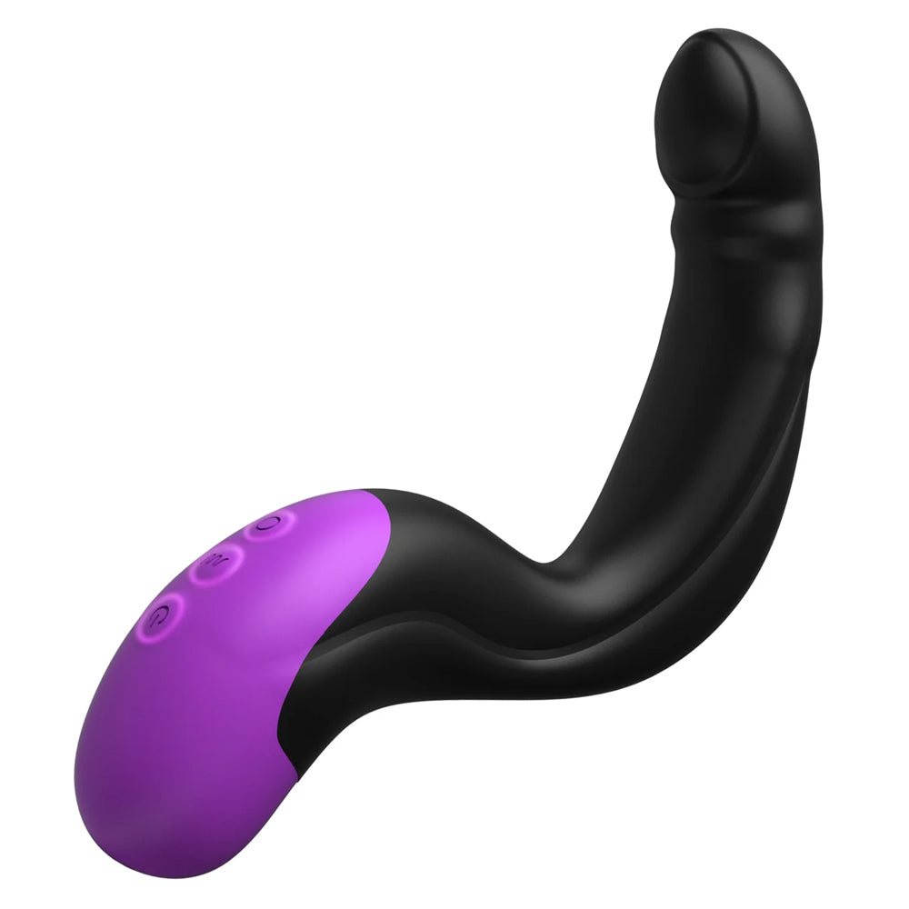 Anal Fantasy Elite Collection Hyper-Pulse P-Spot Percussion Massager has 10 vibration & 10 hyper-pulse modes in a soft silicone diaphragm that pulsates & thumps against your P-spot!
