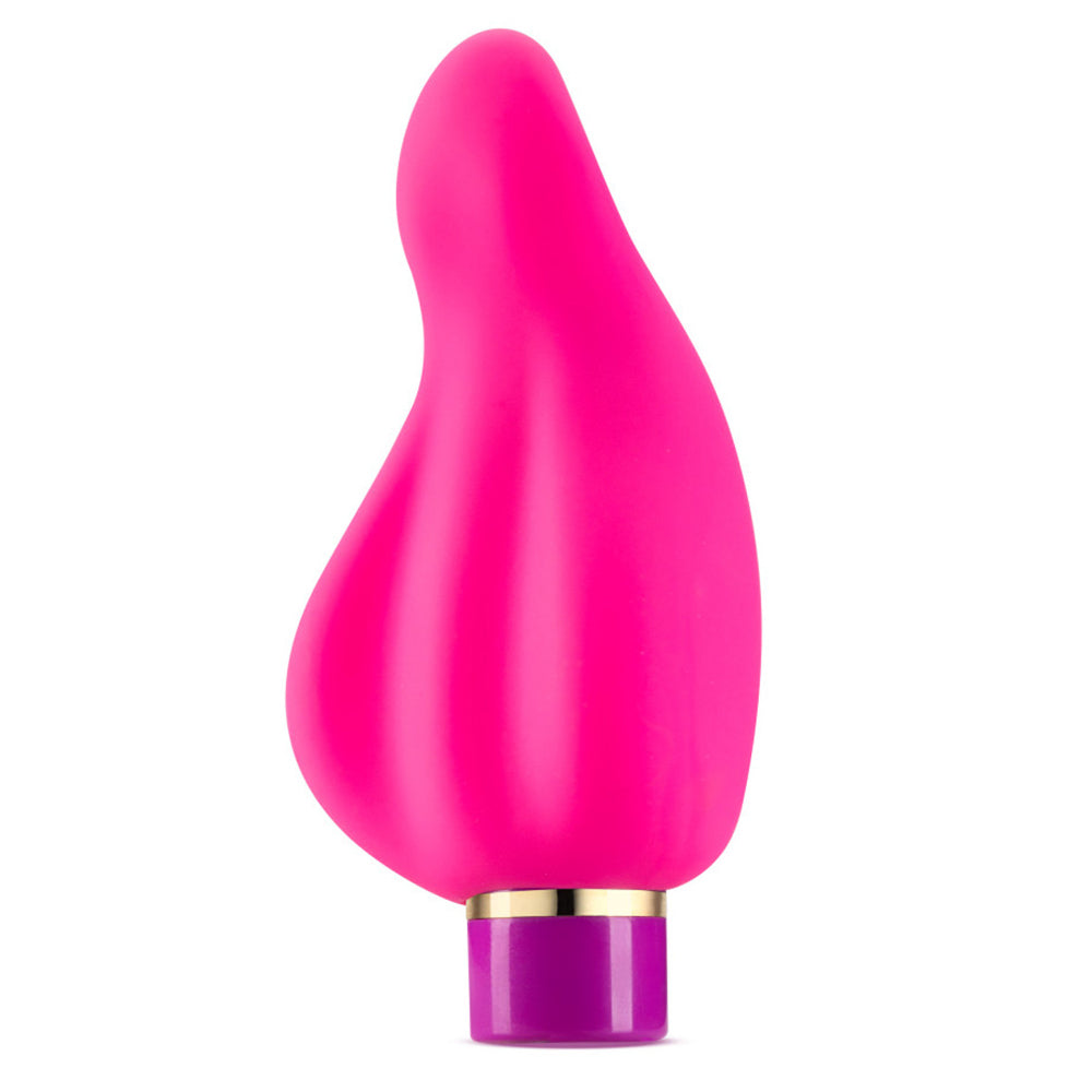 Aria Epic AF Ergonomic Curved Silicone Finger Vibrator has a curved design to cup your body & a tapered, tongue-like tip w/ 10 powerful vibration modes concentrated in it. (2)