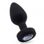  Ashella Vibes Remote Control Vibrating Jewel Butt Plug has a tapered tip + firm neck for easy insertion & has 10 vibration modes you or a partner can control or w/ the remote.