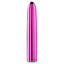 Chroma 7" Rechargeable Metallic Multispeed Straight Vibrator boasts intense multi-speed vibrations in a shiny & sleek metallic body that's compatible w/ all lubricants. Pink.