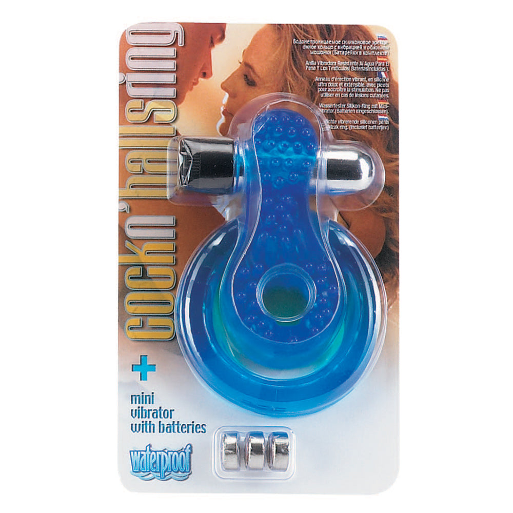 Cock n' Balls Vibrating Clitoral Cock Ring keeps his erection harder for longer & includes a removable bullet vibe in a textured clitoral stimulator for her pleasure! Package.