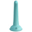  Dillio Curious Five 5" Platinum Cured Silicone Dildo offers G-spot/P-spot stimulation & has a rounded tip for comfortable insertion. Suction cup compatible w/ universal strap-on harnesses! Teal. (3)