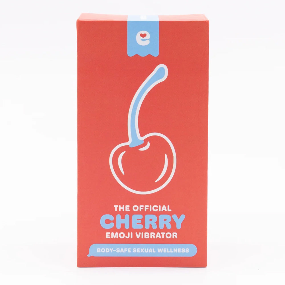 Emojibator Cherry Emoji Rechargeable Silicone Vibrator Toy Sexyland