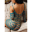 Fantasy Lingerie Forget The Rules Long Sleeve Cold Shoulder Net Dress hugs your curves & reveals your body through a cold shoulder & open weave material that layers w/ other clothes. (2)