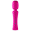  FemmeFunn Ultra Wand Vibrator XL has a comfy handle & flexible head w/ 10 vibration modes for earth-shattering pleasure that won't shatter your hand. Pink.