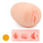 Funny Egg Realistic Masturbator With Storage Case features a realistic mouth, vagina, or anus opening & has unique textures inside for more stroking stimulation. Yellow.