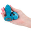 Inya Alpine Vibrating Gyrating Remote Control Butt Plug has an innovative gyrating motor to rotate & vibrate inside you while the ribbed texture massages your inner walls. Teal. On-hand.