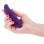 Inya Flirt Rechargeable Ultra-Flexible Silicone Vibrator is the most flexible, bendable vibrator in the world & has an upturned nubby tip for more precise pleasure. Purple. On-hand.