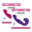  Inya Symphony Clitoral Suction & Come-Hither G-Spot Vibrator has 3 independent motors & control buttons for come-hither G-spot stroking, internal vibrations & clitoral air pulse suction. Package.