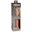 King Cock Elite 10" Dual Density Silicone Dildo With Suction Cup has a firm inner core, soft skin-like outer & a redesigned suction cup that's stronger than ever. Package.