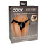 King Cock Elite Beginner's Body Dock Suction Cup Strap-On Harness works w/ suction-cupped dildos in a push & play design for the easiest strap-on play ever. Package.
