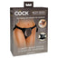  King Cock Elite Comfy Body Dock Suction Cup Strap-On Harness works w/ suction-cupped dildos in a push & play design & is easy to put on w/ quick-release buckles. Package.