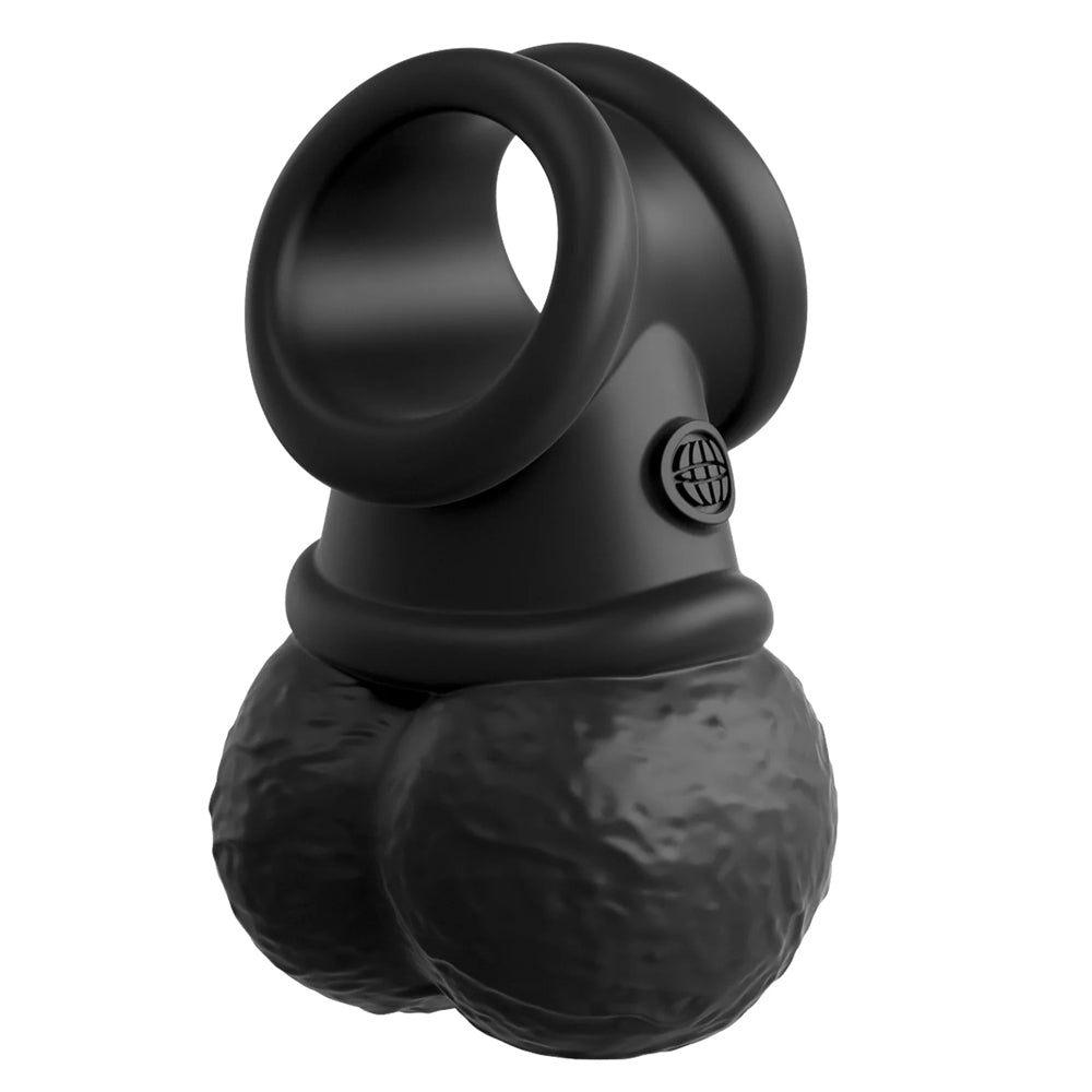 King Cock Elite The Crown Jewels Vibrating Swinging Balls have firm 10-mode vibrating motors inside w/ a soft, skin-like outer to turn your dildo or partner into a rabbit vibrator!