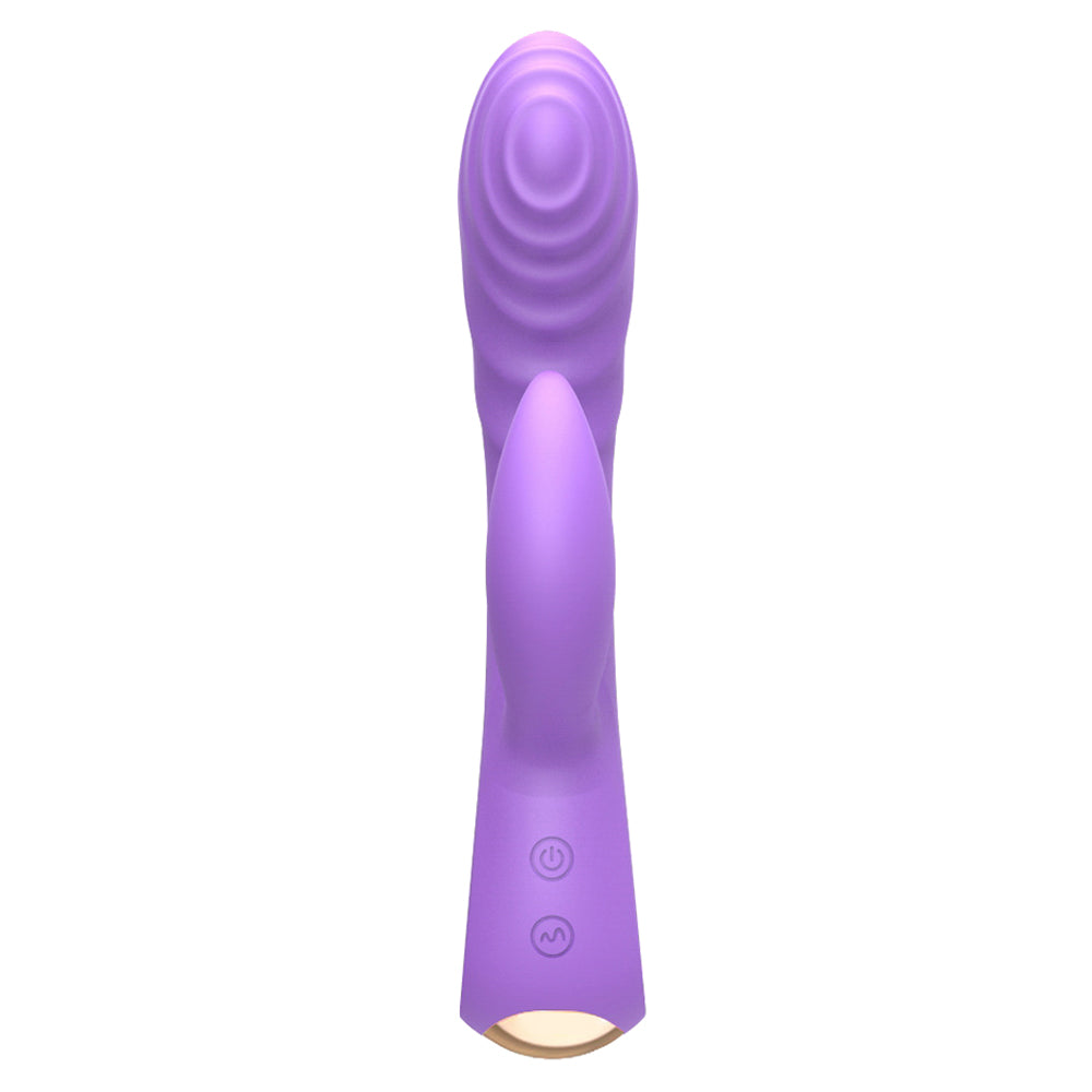 Leto Sensa Flexible Ribbed Silicone Rabbit Vibrator has 10 synchronised modes of vibration + a super-strong boost mode in the ribbed G-spot & clitoral heads. (3)