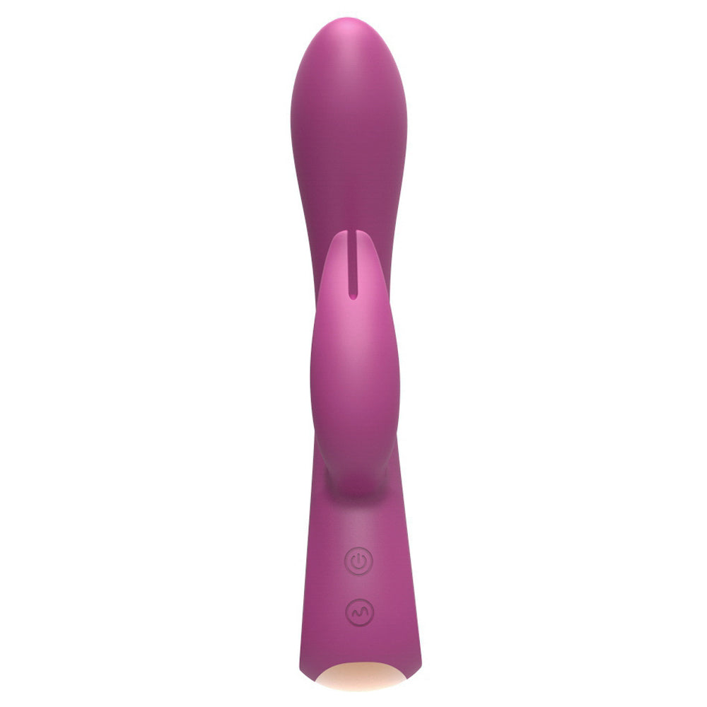Leto Seraph Flexible Silicone Rabbit Vibrator has 10 synchronised vibration modes + a super-strong boost mode in the ergonomically curved G-spot & clitoral heads. (2)
