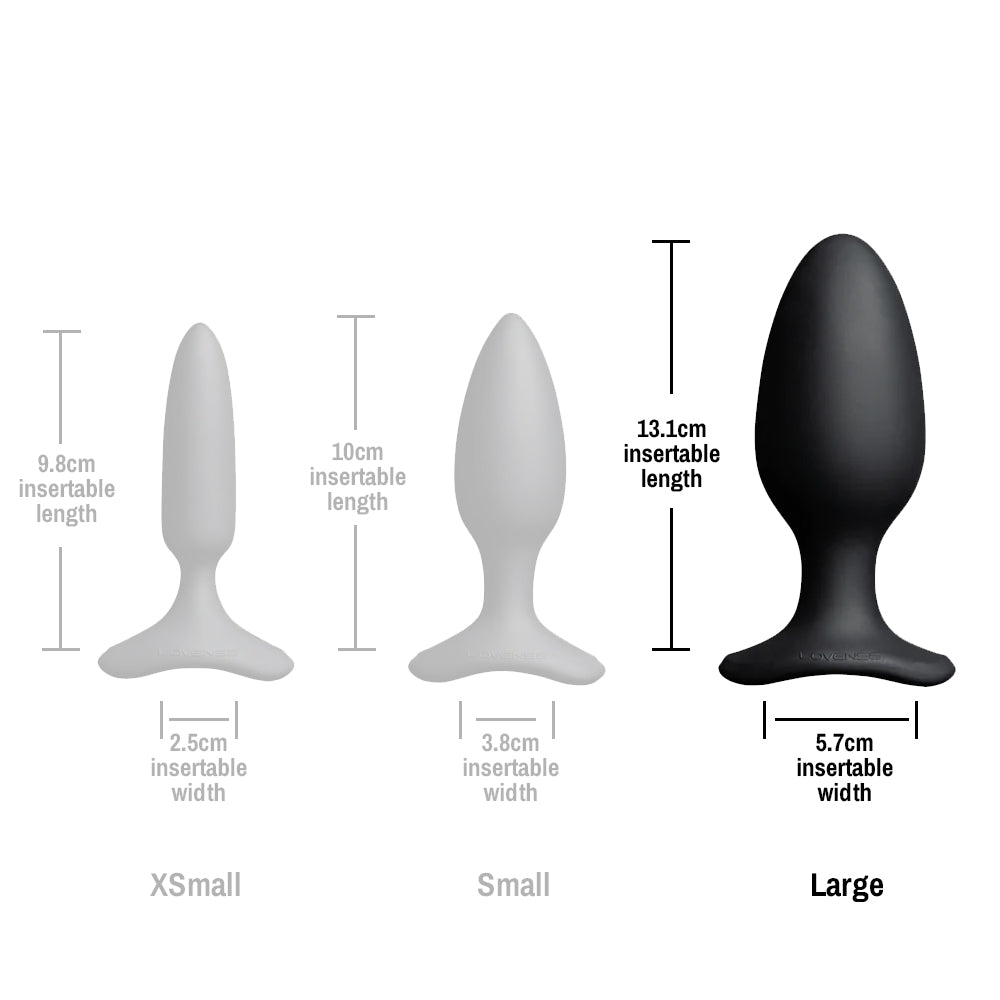 Lovense Hush 2 Large Bluetooth Vibrating 2.25" Butt Plug Toy Sexyland Lovense Hush 2 Large Bluetooth Vibrating 2.25" Butt Plug Toy Sexyland