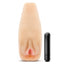 M Elite Natasha Self-Lubricating Vibrating Vaginal Stroker has a ribbed internal texture + a vibrating bullet for more stimulation. The soft TPE self-lubricates w/ water or saliva for a wet & wild ride!