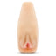 M Elite Natasha Self-Lubricating Vibrating Vaginal Stroker has a ribbed internal texture + a vibrating bullet for more stimulation. The soft TPE self-lubricates w/ water or saliva for a wet & wild ride! (2)