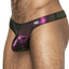 Male Power Hocus Pocus Holographic Uplift Bong Thong has a cheeky-cut rear to accentuate your buns while the seamed pouch supports & defines your package. 